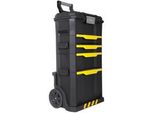 Rollende Werkstatt 3-In-1, Werkzeugwagen Schwarz/Gelb, Mit Trolley-Griff