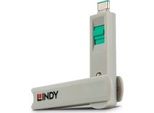 USB Typ C Port Schloss, Sicherheit grün