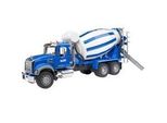 Mack Granite Betonmisch-Lkw, Modellfahrzeug Blau/Weiß