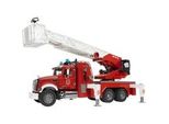 Mack Granite Feuerwehrleiterwagen, Modellfahrzeug Rot/Weiß, Mit Pumpe