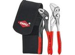 Mini-Zangenset 002072V01, 2-Teilig, Zangen-Set Rot/Schwarz, In Werkzeug-GüRteltasche