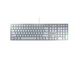 Kc 6000 Slim For Mac, Tastatur Silber/Weiß, Us-Layout, Cherry Sx-Scherentechnologie