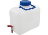 Wasserkanister 10 L, Mit BüGelgriff, WasserbehäLter Transparent/Blau