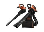 3-In-1 Elektro-Laubsauger BEBLV300-QS, Laubsauger/LaubbläSer Schwarz/Orange, 3.000 Watt