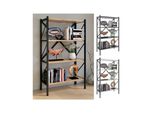 Vcm Holz Metall Aufbewahrung Stand Regal BüCherregal Deko BüCher Standregal Insasi 4