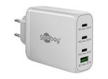 USB-C Pd Multiport-SchnellladegeräT 100 Watt Weiß, 1X USB-A Qc, 3X USB-C Pd, Gan-Technologie