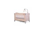 Cangaroo Reisebett Once upon a time, 2 Ebenen, Seiteneingang, Matratze, Mobile beige