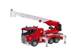 Scania Super 560R Feuerwehr Mit Drehleiter, Wasserpumpe, Light & Sound, Modellfahrzeug