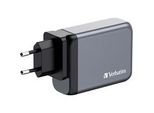 Gan-LadegeräT 100W, 1X USB-A , 3X USB-C Grau, Pd 3.0, Qc 3.0