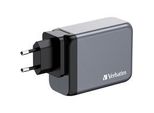 Gan-LadegeräT 200W, 1X USB-A , 3X USB-C Grau, Pd 3.0, Qc 3.0