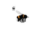 WWF PlüSchtier Hummel (15Cm) Lebensecht Kuscheltier Stofftier PlüSchfigur