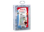 fischer fischer easyDIY Box Gipskarton + Schraube, mit transparentem Deckel, 101-teilig