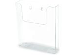 Deflecto 76301 Deflecto Portadepliant, Piatto, Din A5 Verticale, Cristallino
