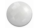 Amello Moneta Gioielli Bianco 30 Mm Intarsio Plastica Moneta Acrilico Signore ESC708W