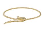 Goldarmband Vivance "Golden Snake", Gelb (Gelbgold 375), ArmbäNder, Damen, Gelbgold 375, Goldarmband