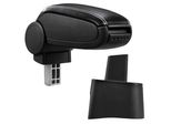 [Bracciolo Centrale, Perfetto Per Seat Ibiza Tipo 6L Negli Anni 2002 - 2008 (3 O 5 Porte) - Bracciolo Con Vano Portaoggetti - Rivestimento - Similcuoio Nera Con Cuciture Bianche