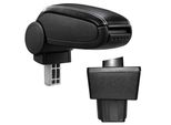 [Pro.Tec]® Skoda Yeti Bracciolo Centrale In Pelle Finta Nero/Bianco Bracciolo Auto