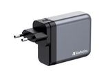 Gan-LadegeräT 140W, 1X USB-A , 3X USB-C Grau, Pd 3.1, Pd 3.0, Qc 3.0
