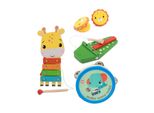 Fisher-Price - Holz-Musikinstrumente 5 Stück Kinderinstrumente Kinderspielzeug