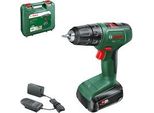 Akku-Bohrschrauber Easydrill 18V-40 GrüN/Schwarz, Li-Ionen Akku 2,0Ah, Koffer, Power For All Alliance