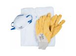 Arbeitsschutz-Set 3-teilig Overall Handschuh Maske Arbeitskleidung