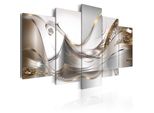 Quadri Su Tela 200X100 Cm A-A-0004-B-O Quadro Su Tela Non Tessuta 5 Pezzi Stampa D'arte Moderna Arte Murale Xxl Decorazione Murale Design Quadro Murale Fiori Abstratto