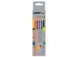 Lamy 1222006 Matite Colorate Triangolari Lamy Plus, Confezione Da 6 Pezzi