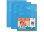 Elba Sichthllen, Transparent, Din A4, Aus Pvc, Blau