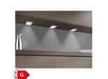 Led Unterbauleuchte, Silber-Grau, Warmweiss, Mit Sensor, 3Er Set