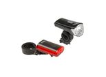 M-Wave Atlas K 11 Akkulampen Set LED Fahrradlampe Fahrradlicht Stvzo Fahrrad Lampe USB