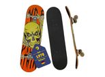 Best Sporting Skateboard Totenkopf I Skate-Board mit ABEC 7 Kugellager I hochwertige Skateboards aus Holz & Aluminum I Skateboard Erwachsene I 78,5 x 20,4 cm Skateboard Deck mit Totenkopf