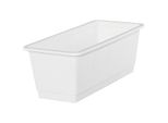 Geli 803-04010 Fioriera Standard, 40 X 17,5 Cm, Bianco (1 Pezzo)