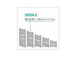 Orion-G Anthrazit - Badheizkörper Handtuchheizkörper Handtuchheizung Handtuchheizer Höhe: 1200 mm