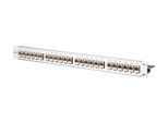 Metz Connect E-DAT Modul 24X8(8) 1HE Patchfeld Cat.6A, Edelstahl