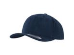 Flexfit 6363V | Cappello / Berretto / Cappello In Twill Di Cotone Spazzolato - Colore: Navy - Taglia: Unica