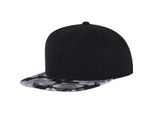 Flexfit 6089R | Roses Snapback Cap / Berretto / Cappello - Colore: Nero/Grigio (Roses) - Taglia: Unica