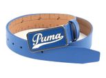 Puma Pelle Cintura Script Fitted Belt Ctl W115 Strong Blue
