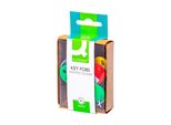 Q-Connect® KF02036 Portachiavi - 6 Pezzi Assortiti