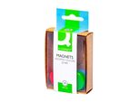 Q-Connect® KF02041 Magneti Adesivi - Ø 25 Mm, Assortiti, 4 Pezzi