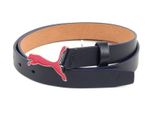 Puma Pelle Cintura Skinny Pop Fitted Belt W85 Navy Blu Scuro