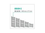 Orion-G Weiß - Badheizkörper Handtuchheizkörper Handtuchheizung Handtuchheizer Höhe: 1400 mm