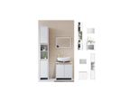 Vicco BadmöBel Set Emma Weiß Sonoma Eiche Spiegel Unterschrank Hochschrank Midi
