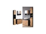 Vicco BadmöBelset Unterschrank Spiegelschrank Hochschrank Irma Anthrazit Eiche BadmöBel