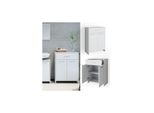 Vicco Badschrank Kiko 80 X 60 Cm Weiß - Midischrank Bad Schrank Regal Badregal