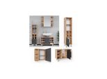 Vicco BadmöBel Set 3Tlg Fynn Spiegelschrank Waschbeckenunterschrank Hochschrank