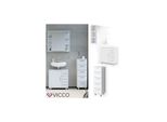 Vicco BadmöBel Set Ilias Weiß Bad Spiegel Kommode Unterschrank Badschrank