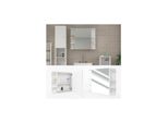 Vicco Spiegelschrank Fynn 80 X 64 Cm Weiß - Spiegel Badspiegel Bad Wandspiegel