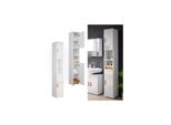 Vicco Badschrank Hochschrank Badezimmerschrank Irma Weiss Badregal 6 FäCher