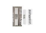 Vicco Badschrank Fynn 190 X 30 Cm Weiß - Badezimmerschrank Hochschrank Badregal