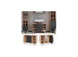 Vicco Waschtischunterschrank Fynn Badschrank Waschbeckenunterschrank Waschtisch
